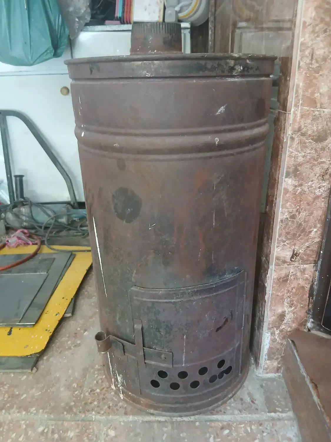 بخاری چوبی عتیقه|کلکسیون اشیاء عتیقه|دورود, |دیوار