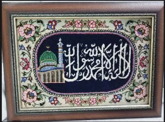 تابلو فرش دست بافت کاشان|تابلو فرش|مشهد, شهید بهشتی|دیوار