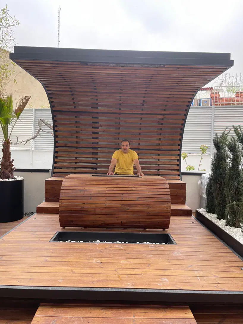 آلاچیق پرگولا ترموود فلاورباکس آتشدان|عمده‌فروشی|تهران, چیتگر شمالی|دیوار