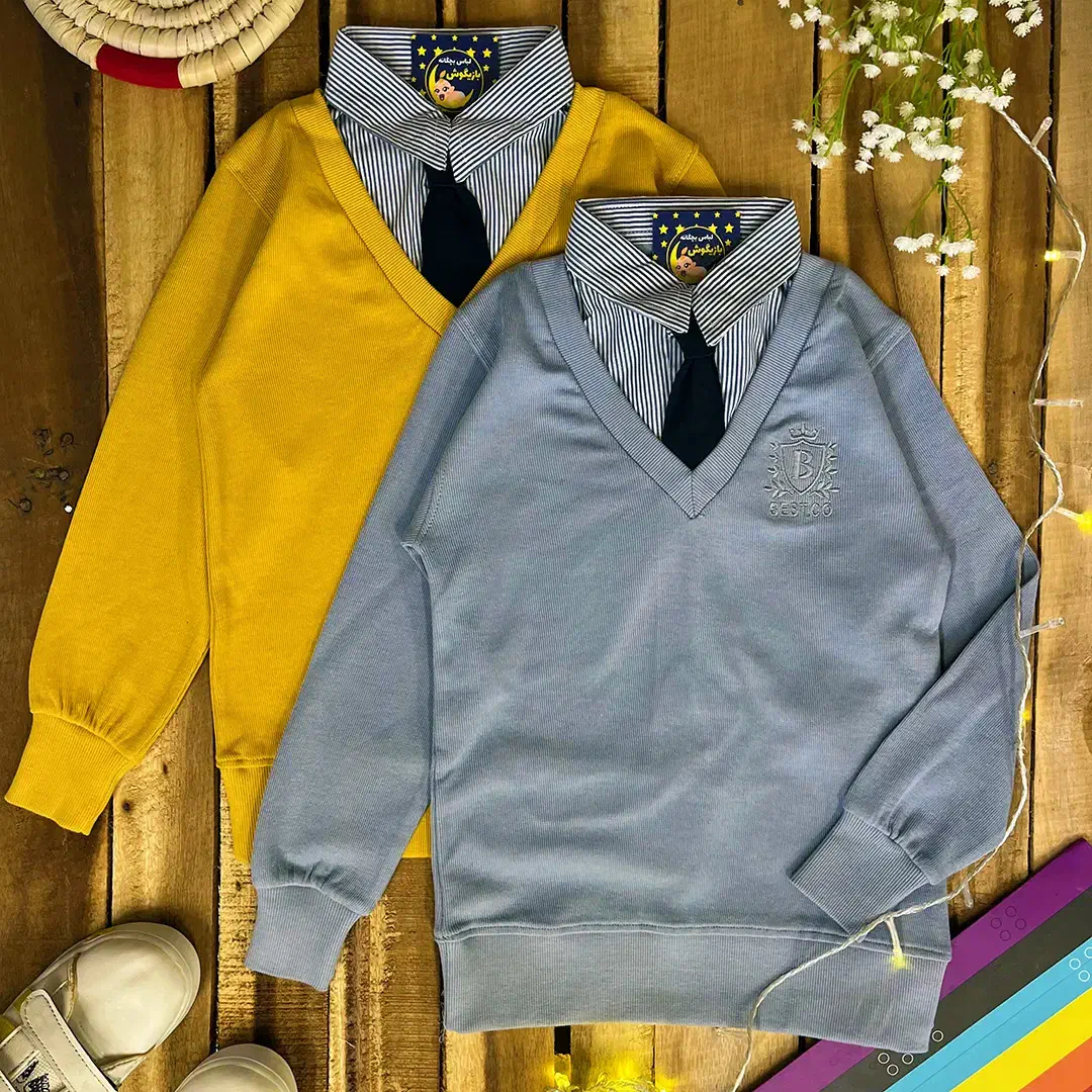 بلوز دو یقه و کراوات جدا شونده|کفش و لباس بچه|ارومیه, |دیوار