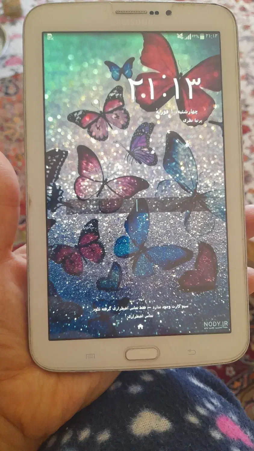 تبلت سامسونگ تب ۳ کاملا سالم سیم کارت خور|تبلت|همدان, |دیوار