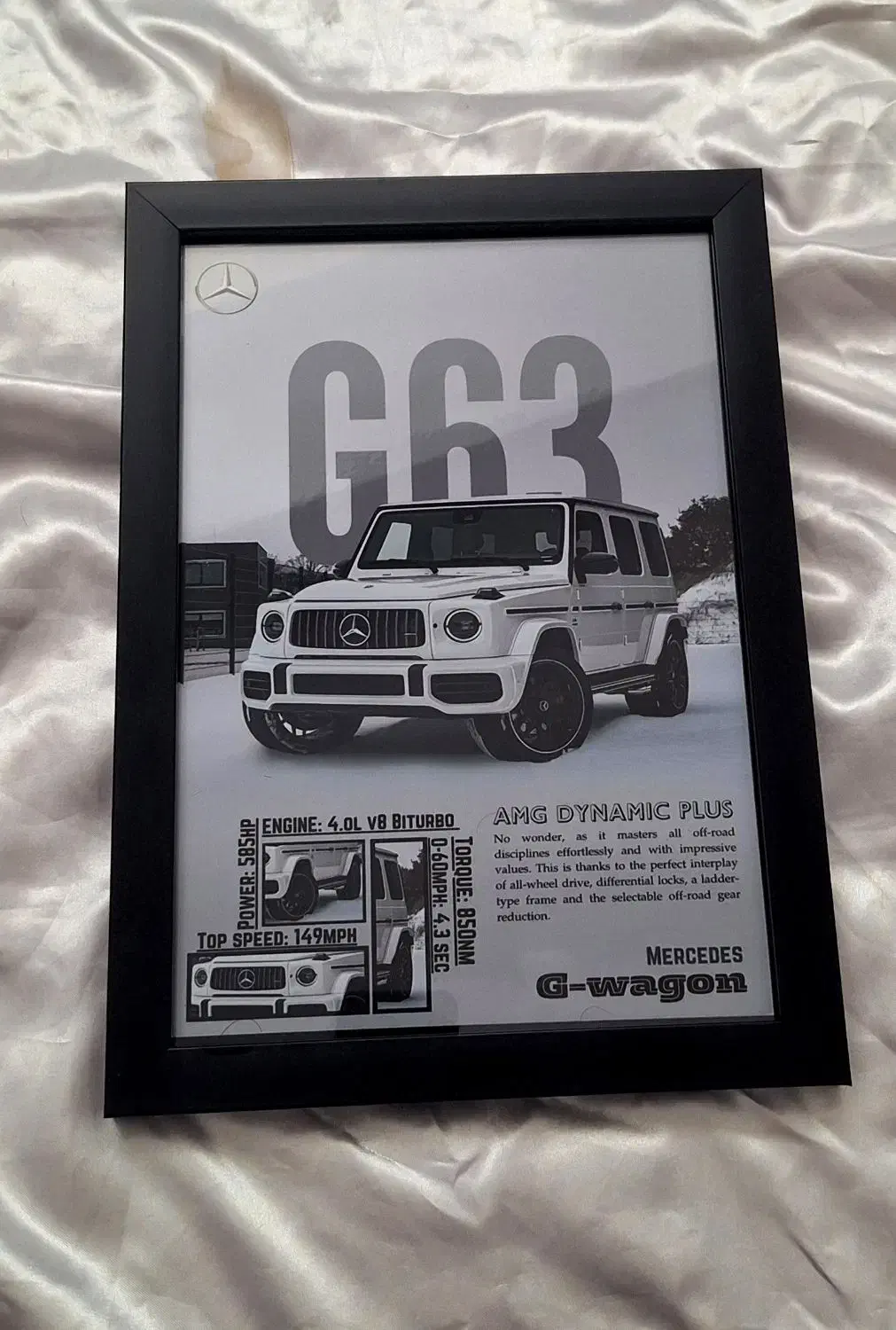 تابلوی جی کلاس بنز|تابلو، نقاشی، عکس|اهر, |دیوار