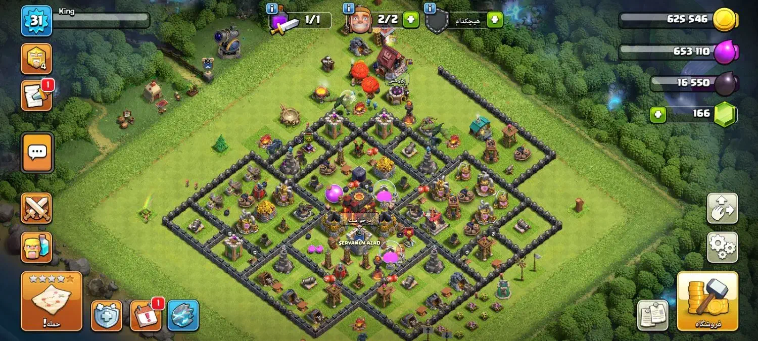 اکانت کلش فقط فقط تاق با اکانت فری فایر|کنسول، بازی ویدئویی و آنلاین|رشت, شهرک قدس|دیوار