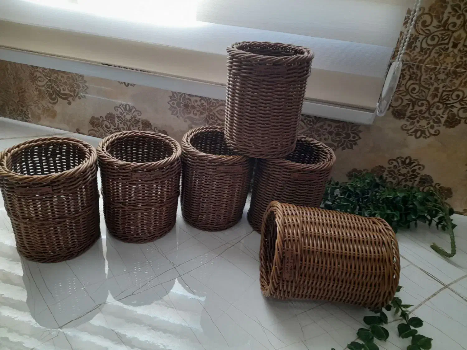 سبد بافتنی|صنایع دستی و سایر لوازم تزئینی|تاکستان, |دیوار