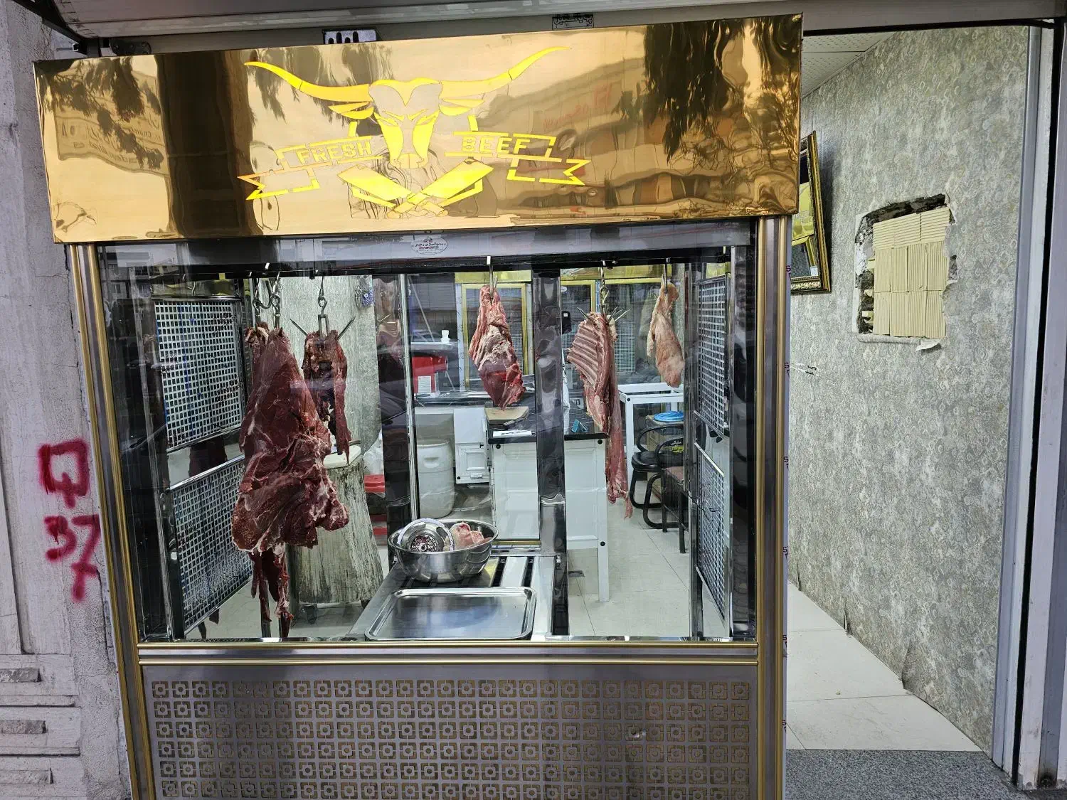 یخچال قصابی ویترینی تمام استیل|فروشگاه و مغازه|سنندج, |دیوار