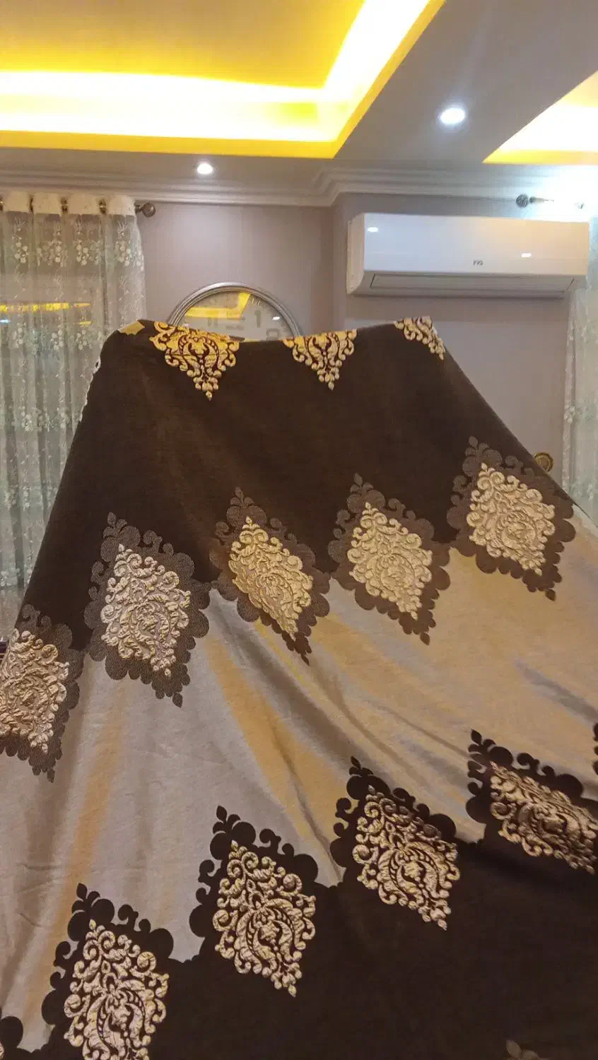 پرده ی والان|پرده، رانر، رومیزی|رشت, گلسار|دیوار