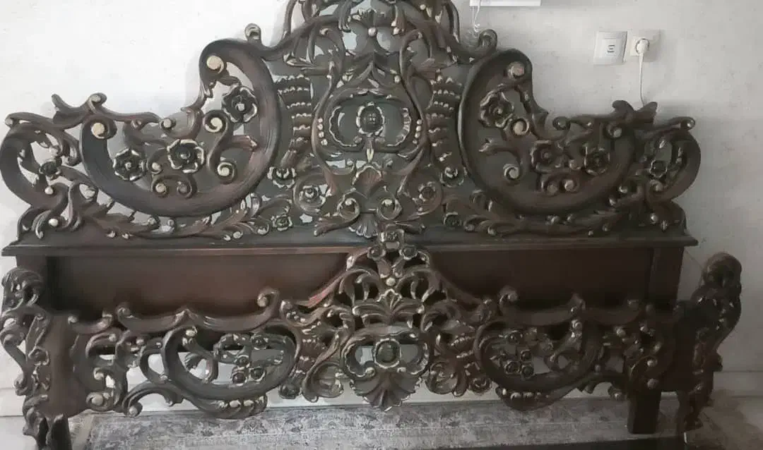 تخت خواب سلطنتی|تخت و سرویس خواب|اهواز, کوی سعدی|دیوار