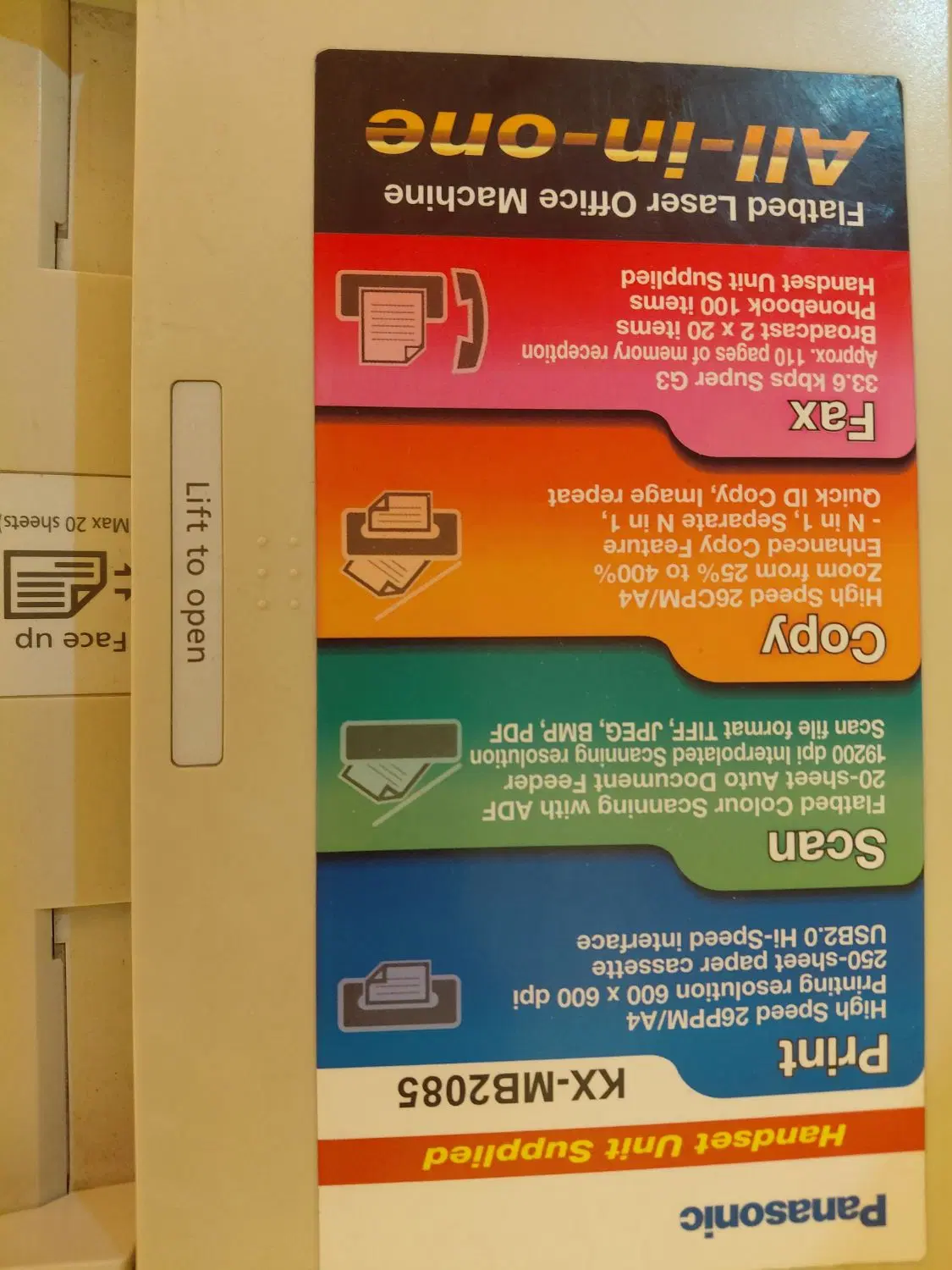 پرینتر kx-mb2085|پرینتر، اسکنر، کپی، فکس|تهران, استاد معین|دیوار