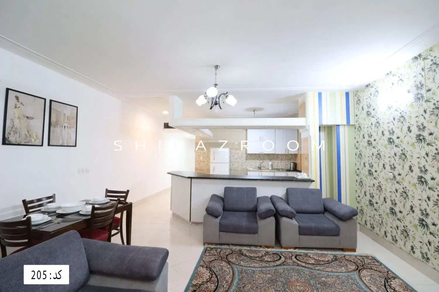 اپارتمان فول فرنیش(مبله)|اجارهٔ کوتاهمدت آپارتمان و سوئیت|شیراز, فرهنگ شهر|دیوار