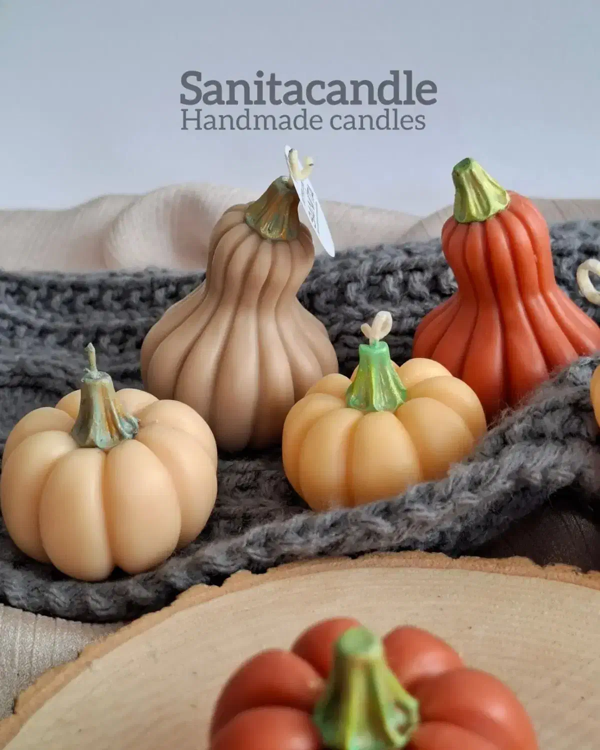 شمع کدو پاییزی|صنایع دستی و سایر لوازم تزئینی|تهران, سلسبیل شمالی|دیوار