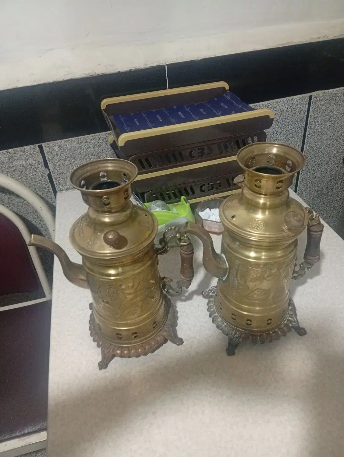 سماورهای ذغالی یک لیتری|سماور، چای‌ساز، قهوه‌ساز|نقده, |دیوار