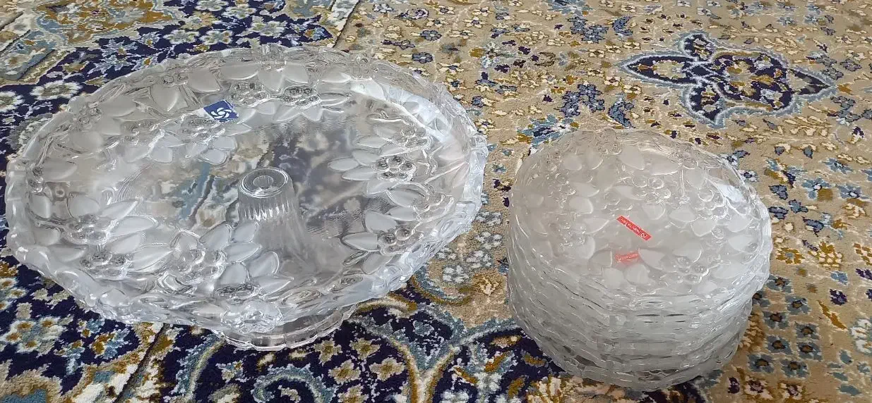 میوه خوری و ۶ عدد پیش دستی|ظروف سرو و پذیرایی|قم, شهرک مهدیه|دیوار