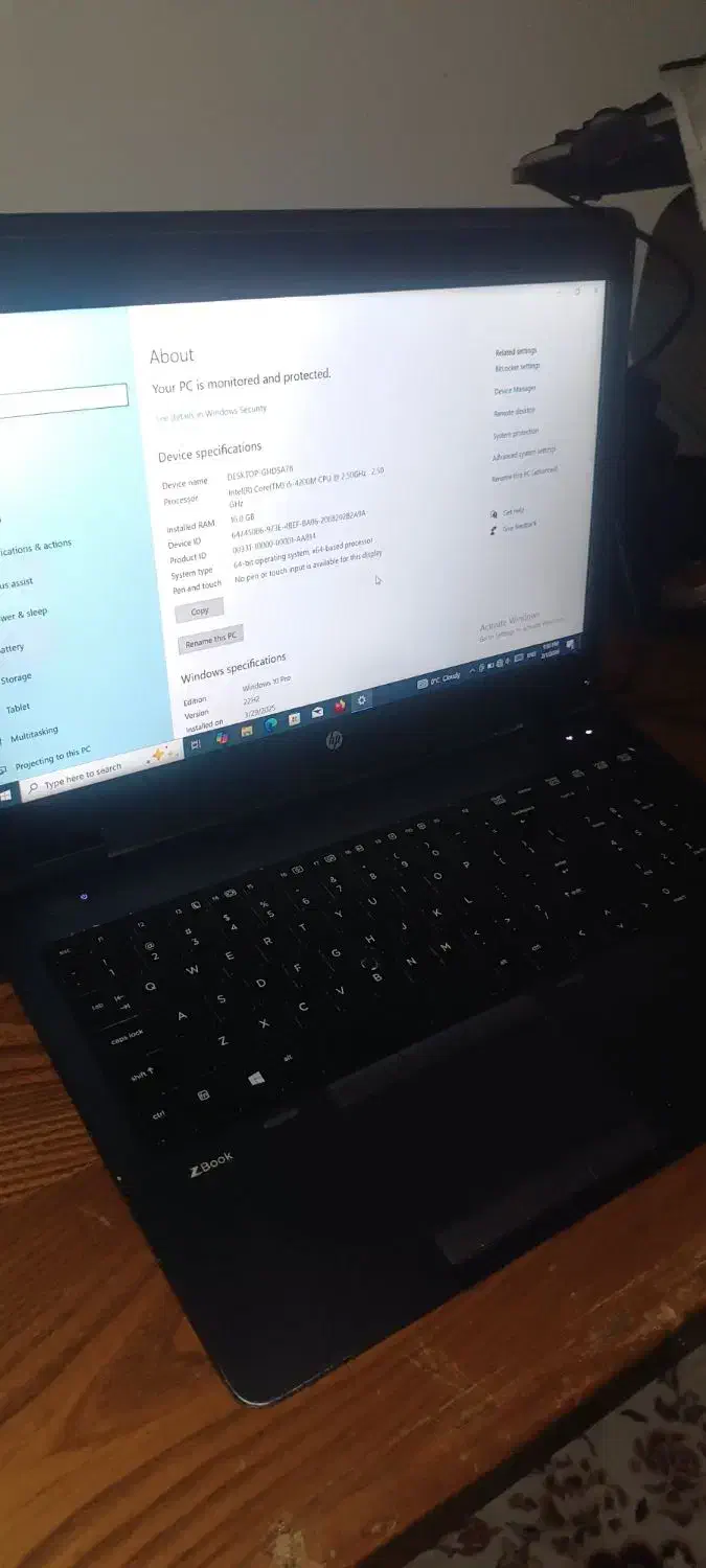لپ تاب hp|رایانه همراه|آرمرده, |دیوار