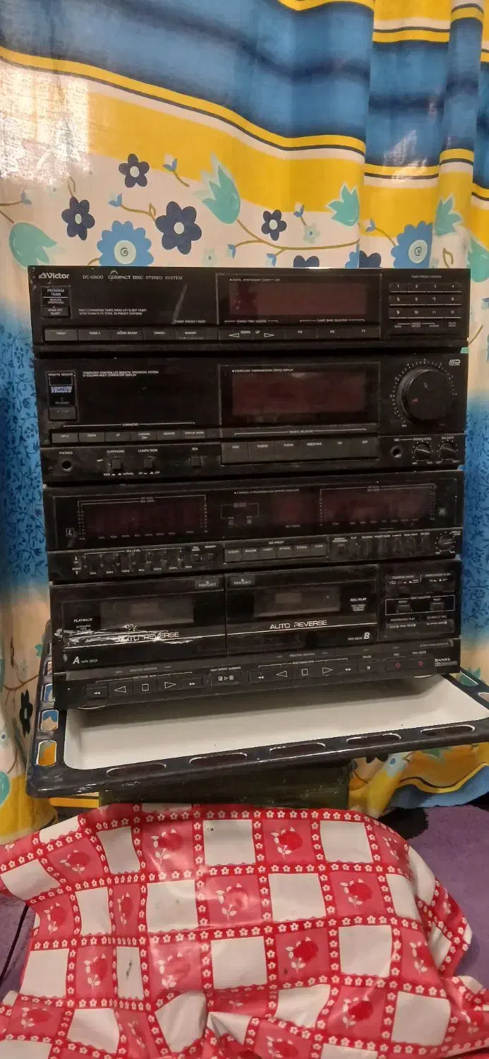 ضبط طبقاتی ویکتور ژاپن|سیستم صوتی خانگی|مشهد, عامل|دیوار