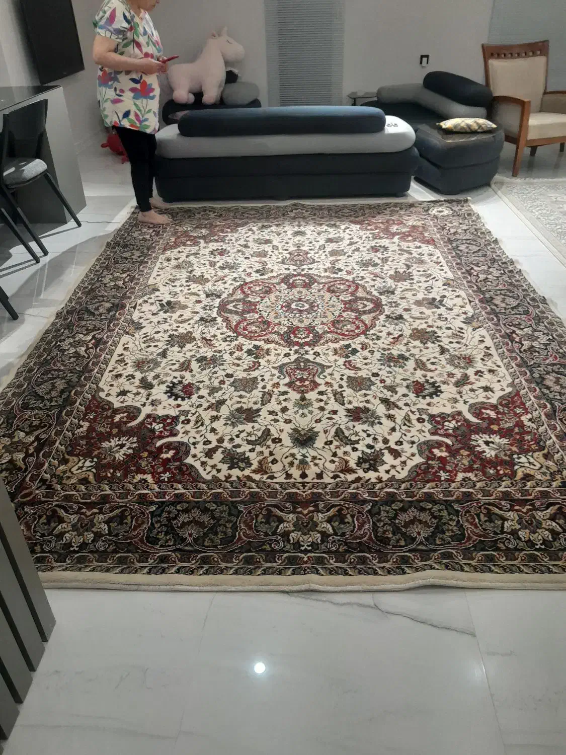 فرش ۲،۵ در ۳.۵ درحدنو|فرش|سبزوار, کوی بهار|دیوار