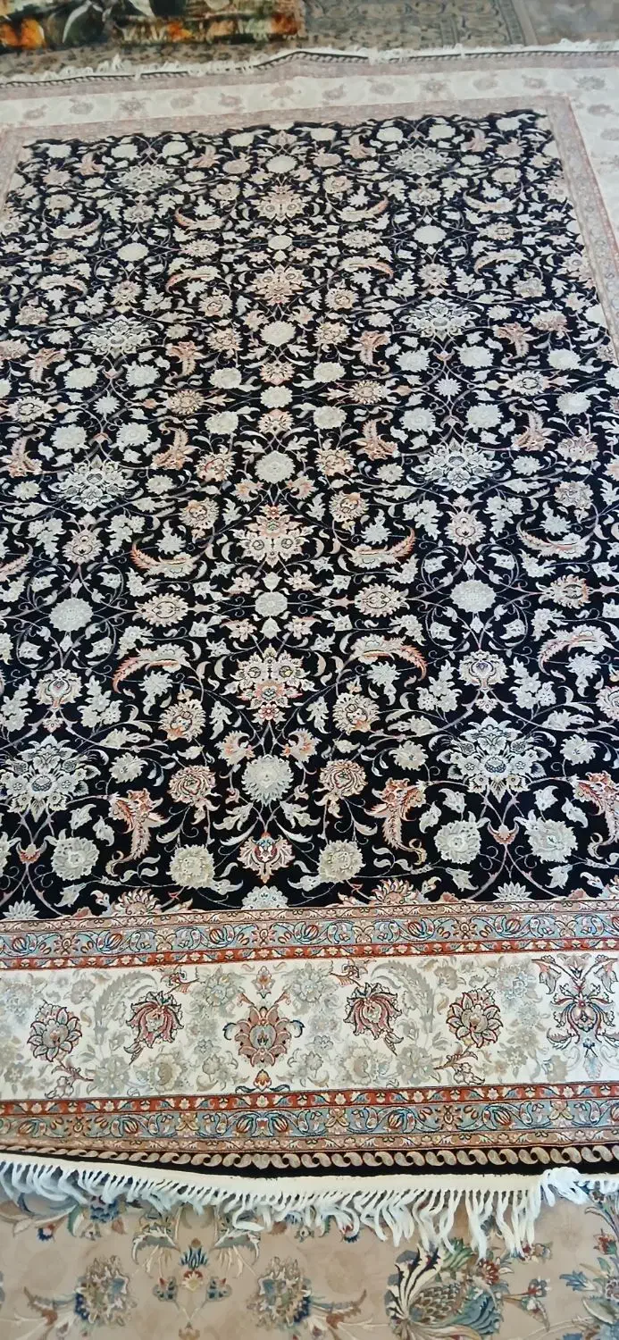 ۲تخته فرش۹متری۱۰۰۰شانه۳۰۰۰تراکم سورمه ای افشان|فرش|کرج, فاز ۱ مهرشهر|دیوار