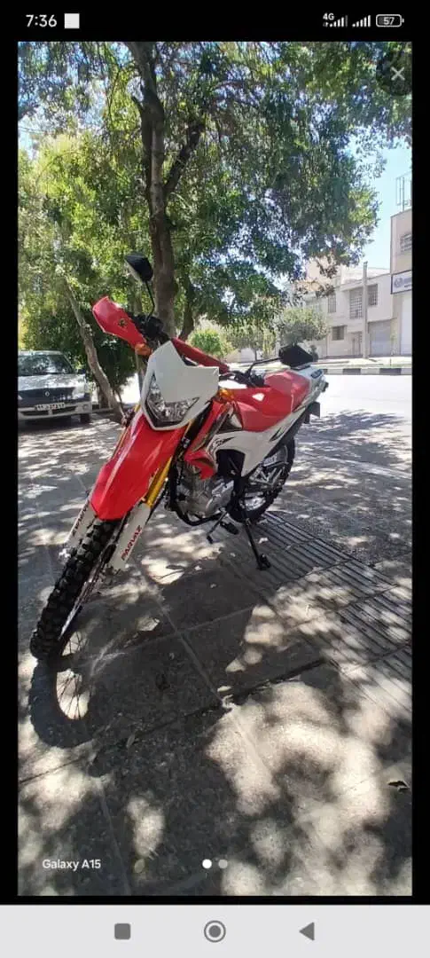 موتور تریل جی وای ۲۰۰|موتورسیکلت|شیراز, شهرک رضوان|دیوار