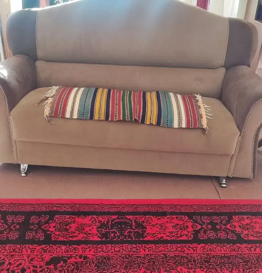 مبل 7 نفر چوب نراد|مبلمان خانگی و میز عسلی|شیرگاه, |دیوار