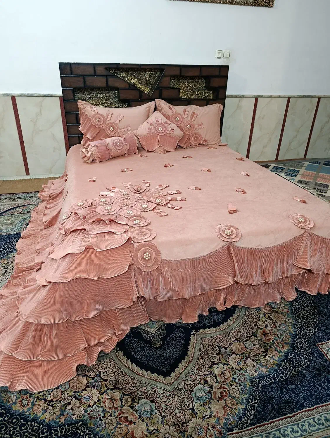 تخت خواب دونفره|تخت و سرویس خواب|مشهد, طبرسی شمالی|دیوار