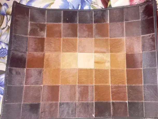 کلاژ فرش 40 تیکه پوست وچرم|فرش|تهران, نیروی هوایی (پیروزی)|دیوار