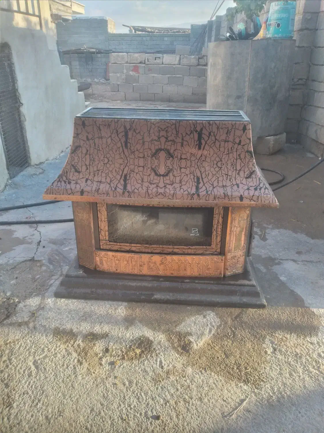 بخاری|بخاری، هیتر، شومینه|ایوان, |دیوار