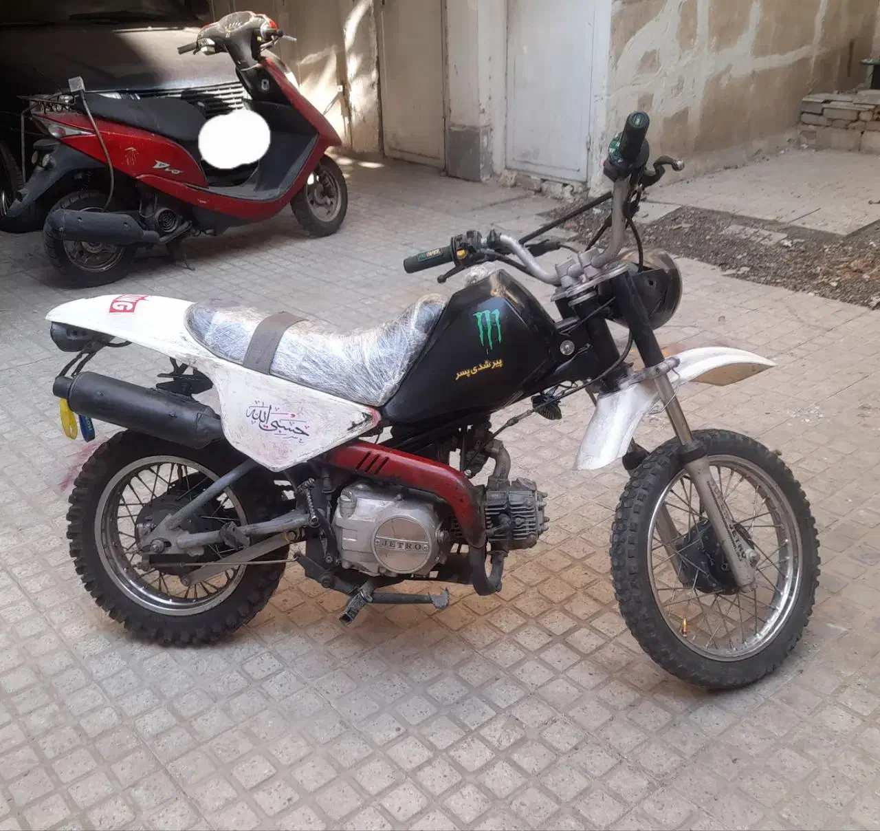 موتور جترو/ مسابقه ای / مدل ۹۳/ سفید|موتورسیکلت|تهران, آذری|دیوار