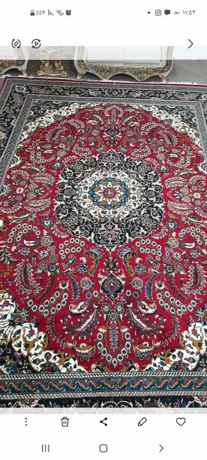 دوتخته فرش ۱۲متری|فرش|فریمان, |دیوار