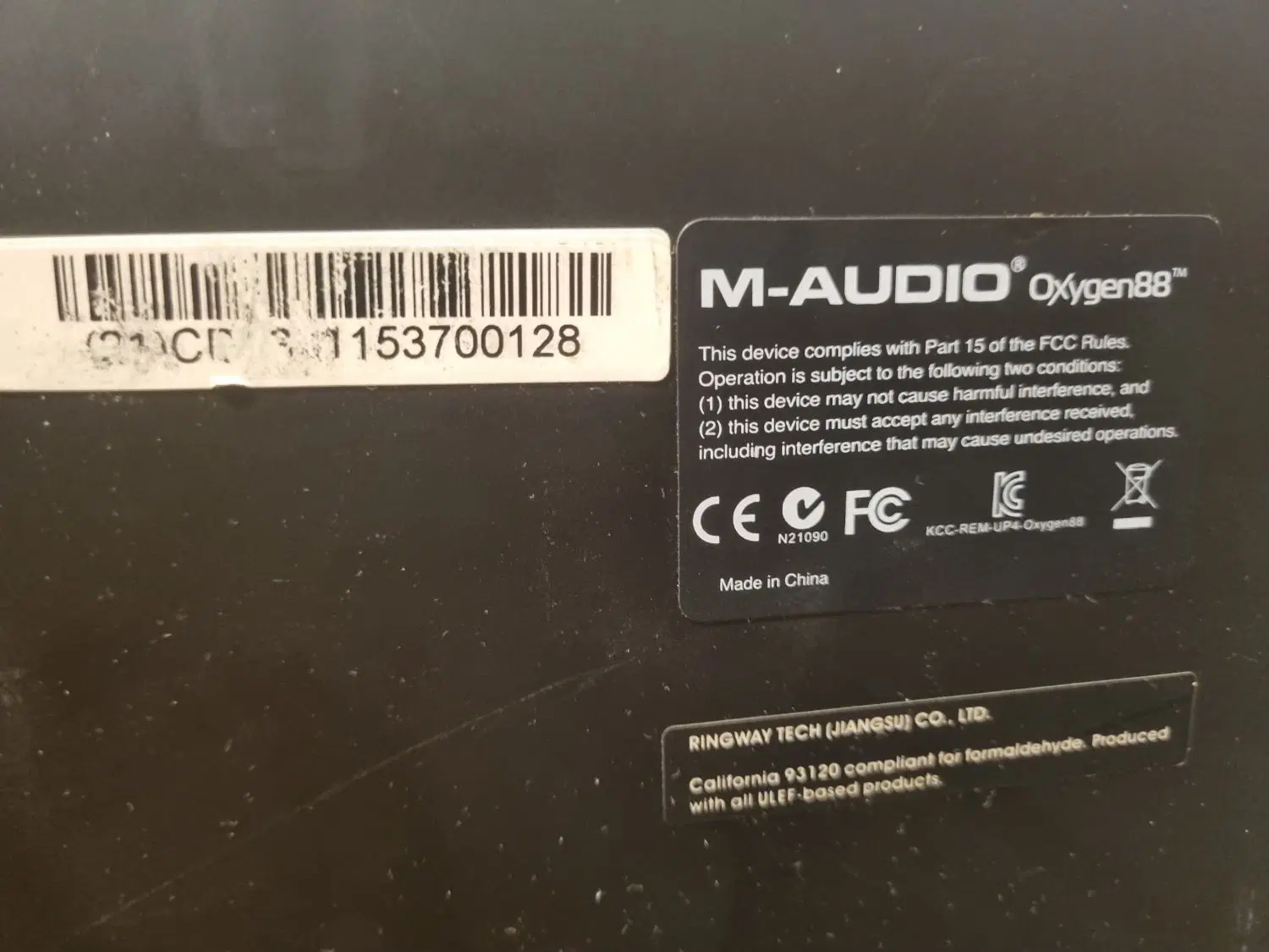 Midi controller m-auido oxygen 88|پیانو، کیبورد، آکاردئون|تهران, شاهین|دیوار