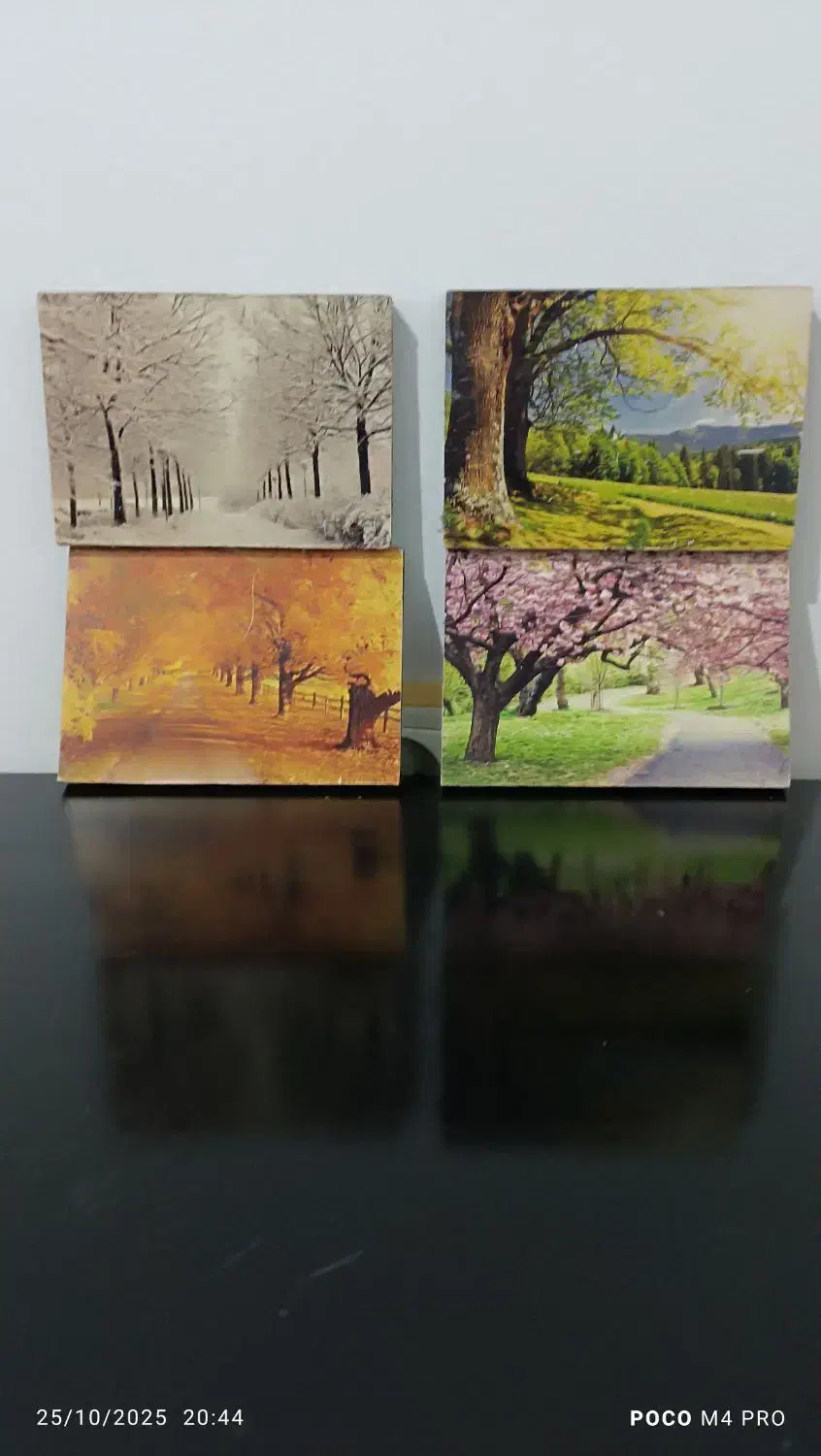 تابلو چهارفصل|تابلو، نقاشی، عکس|رشت, شالکو|دیوار