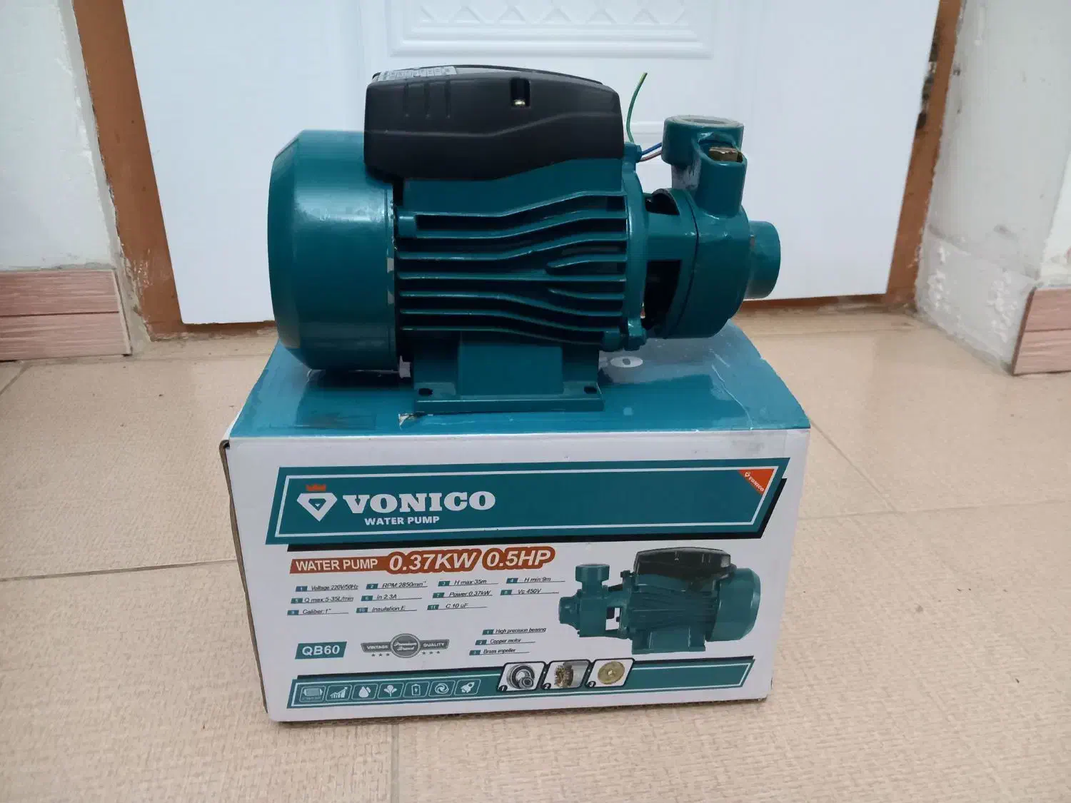 پمپ آب نیم اسب درحد نو|مصالح و تجهیزات ساختمان|رشت, حمیدیان|دیوار