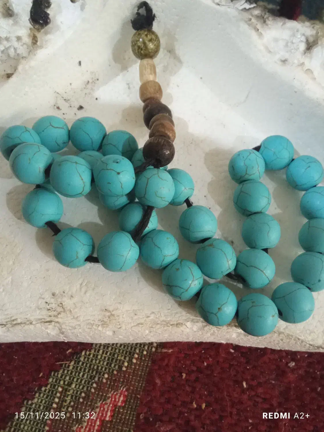 نتسبیحح ۵۰ گرمی فیروزه اصل نیشا بور|جواهرات|خوانسار, |دیوار