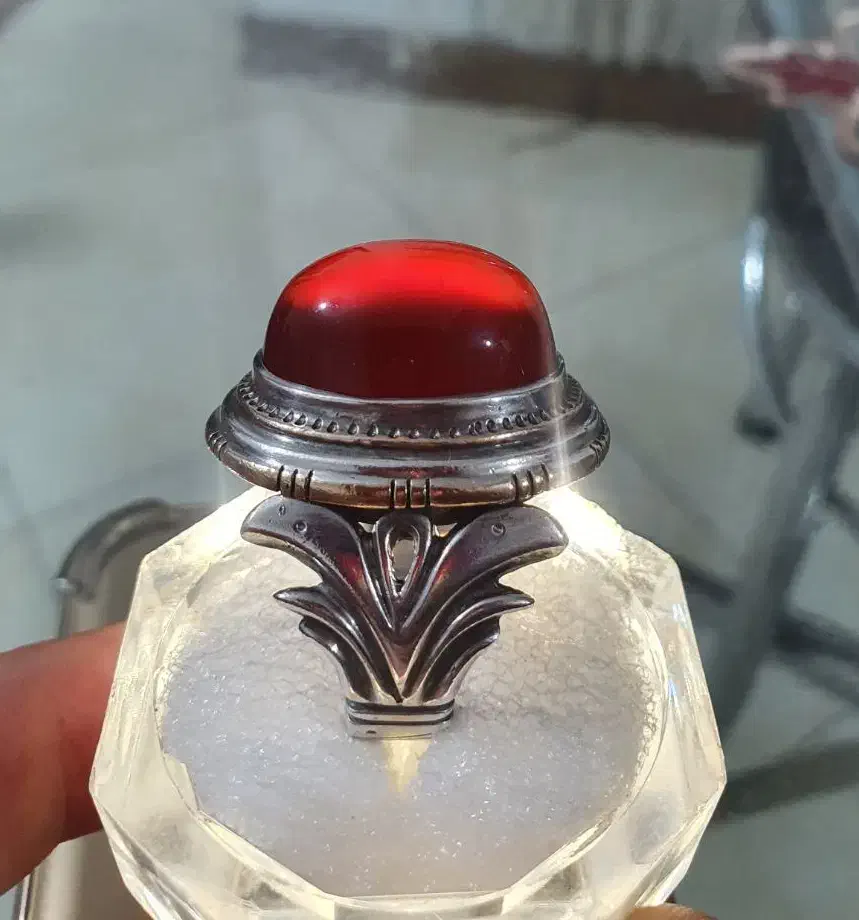 انگشتر عقیق آبدار با رکاب مهدی تبریز|جواهرات|تهران, شهرک طالقانی|دیوار