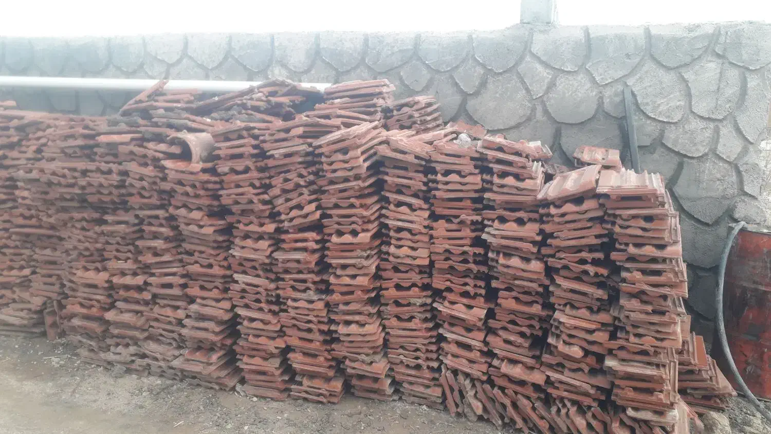 سفالی سقف جهت سقف شیرونی|مصالح و تجهیزات ساختمان|پیر بکران, |دیوار