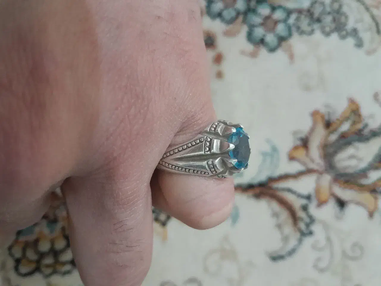 انگشتر آکو مارین|جواهرات|کرمانشاه, |دیوار