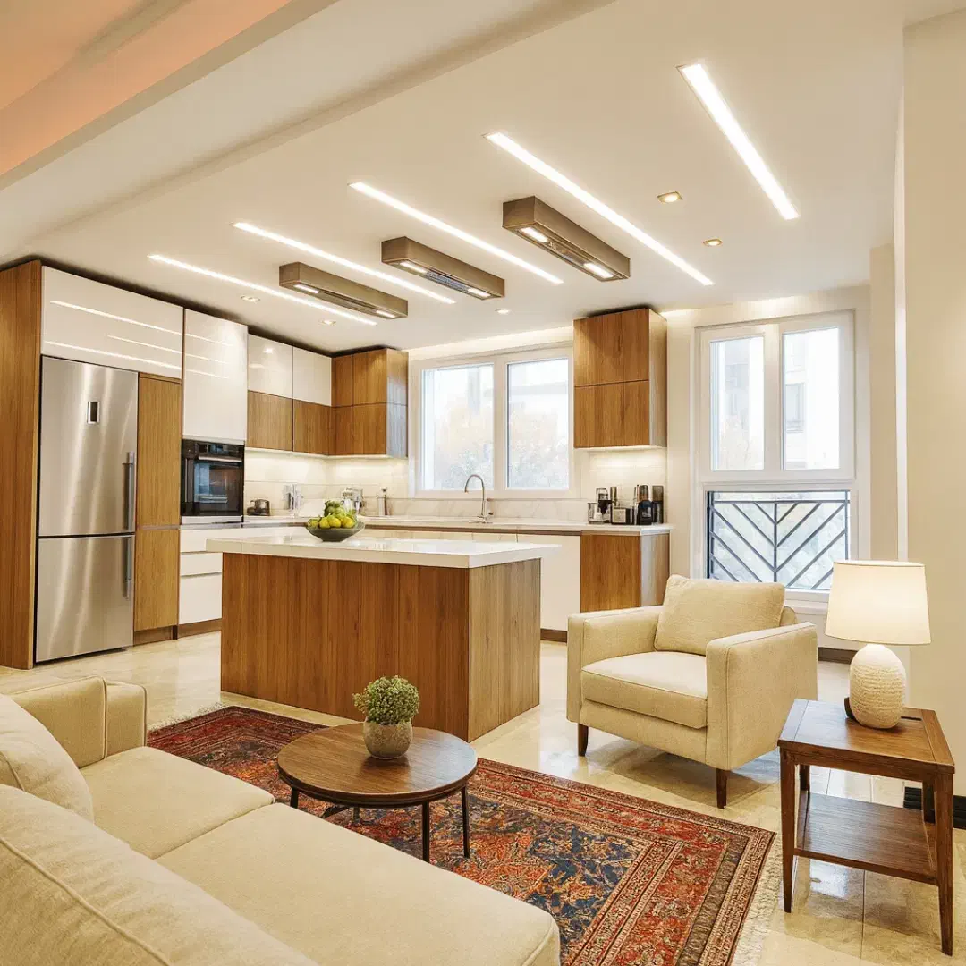 ۱۲۰ متر، نور جنوب، فول، ۲سال|فروش آپارتمان|تهران, علم و صنعت|دیوار