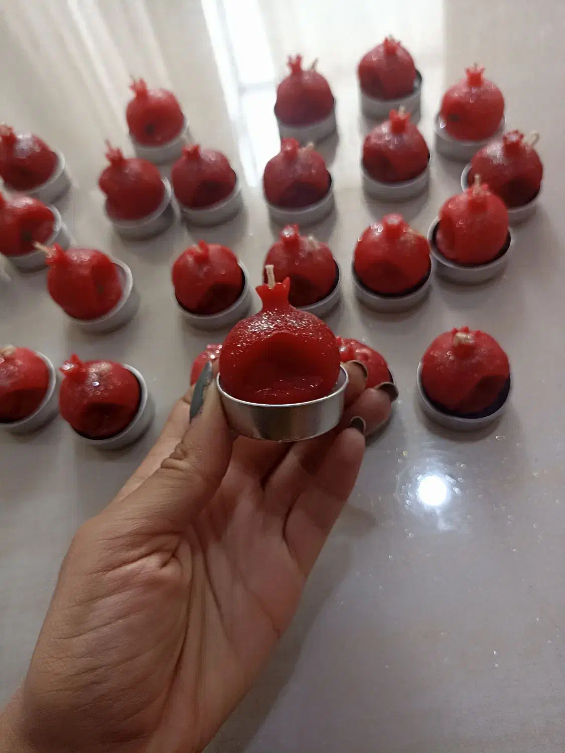 شمع انار و خرس|صنایع دستی و سایر لوازم تزئینی|اصفهان, شاهد|دیوار