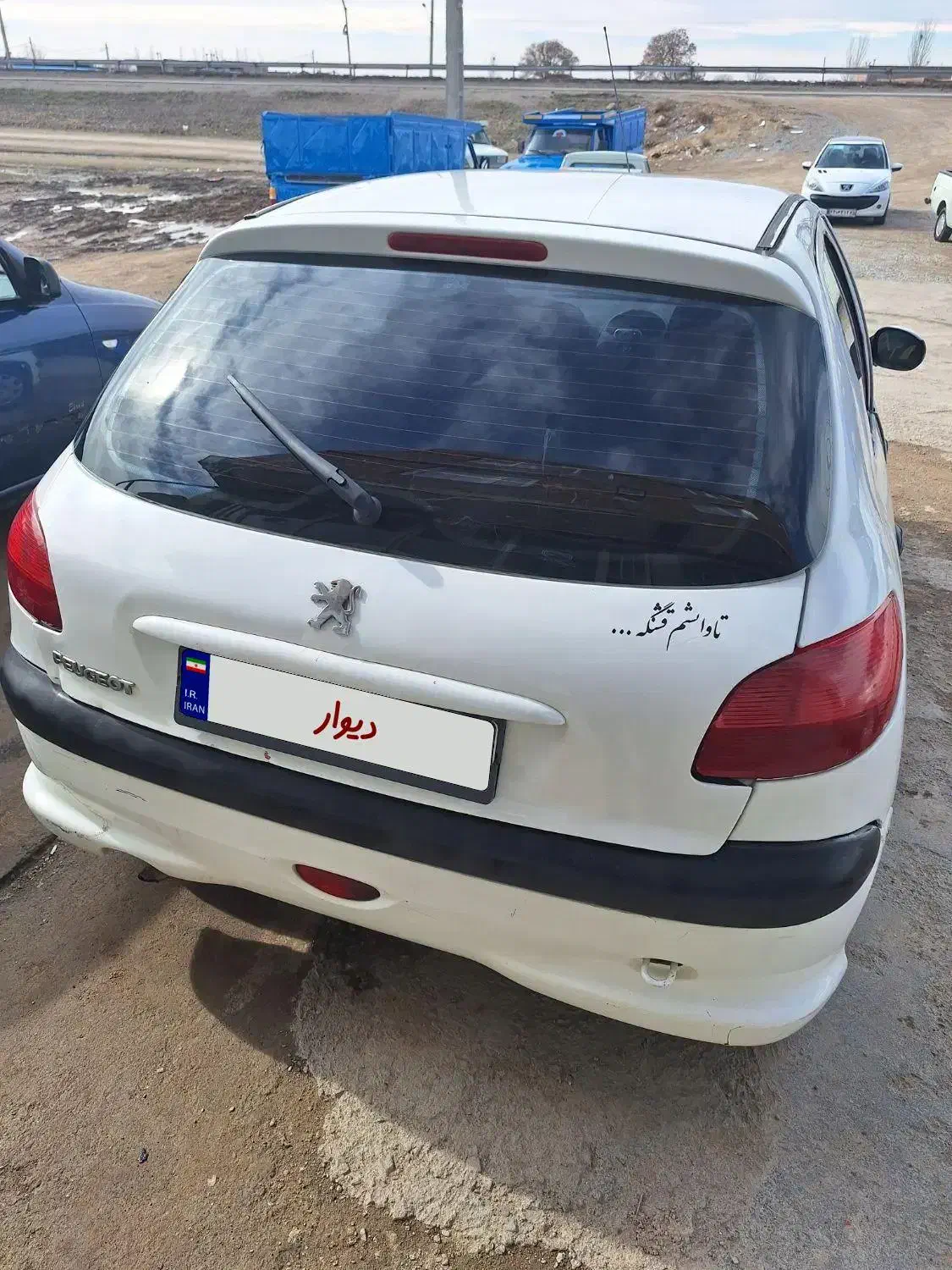 پژو206 80 شاسی سالم|خودرو سواری و وانت|ملکان, |دیوار