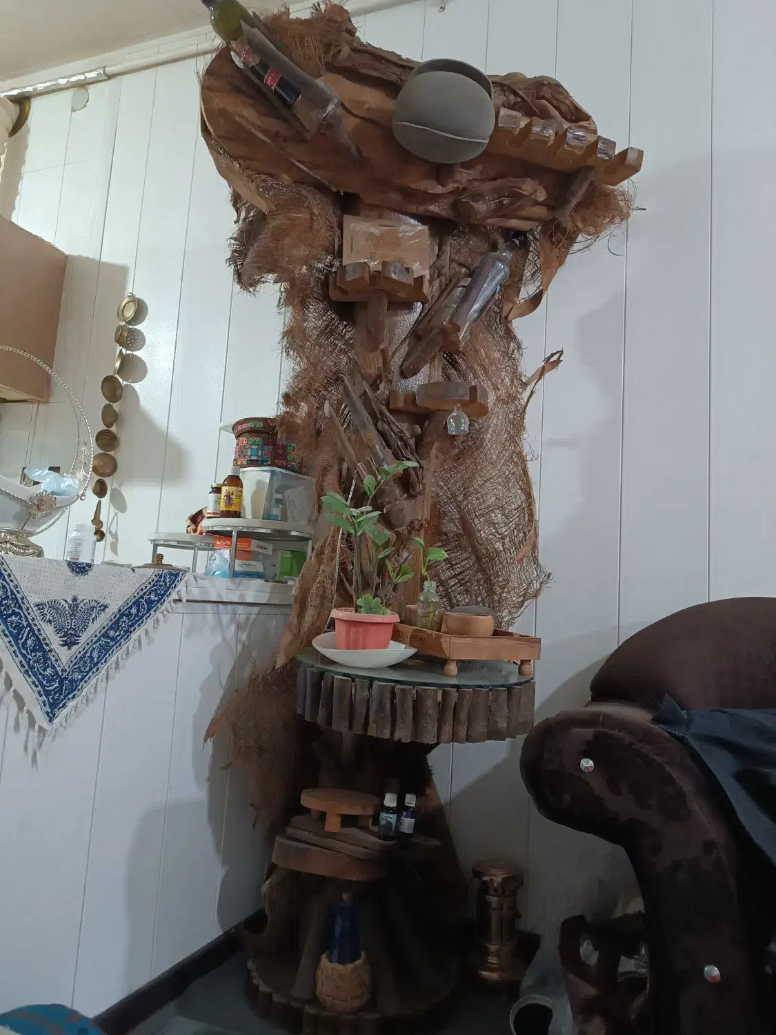 بار نوشیدنی. طرح درختی|صنایع دستی و سایر لوازم تزئینی|دوگنبدان, |دیوار