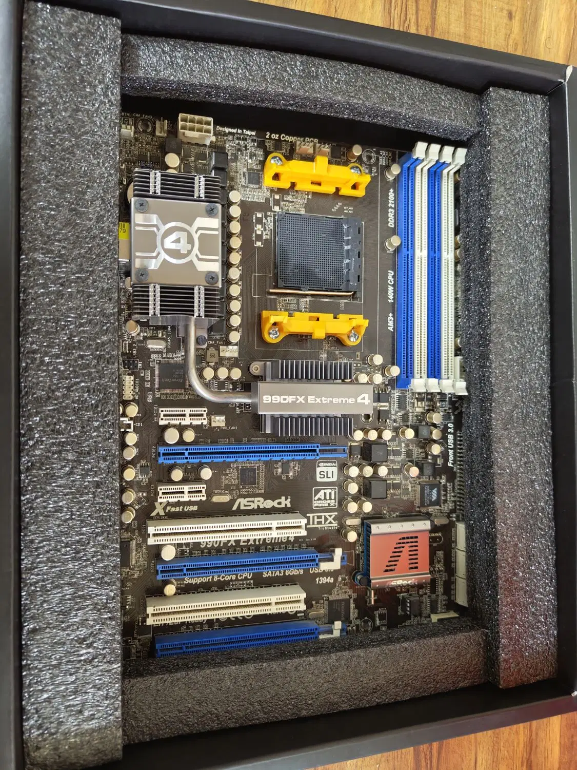 مادربرد asrock 990fx extreme4 + خنک کننده آبی|قطعات و لوازم جانبی رایانه|تهران, مینابی|دیوار
