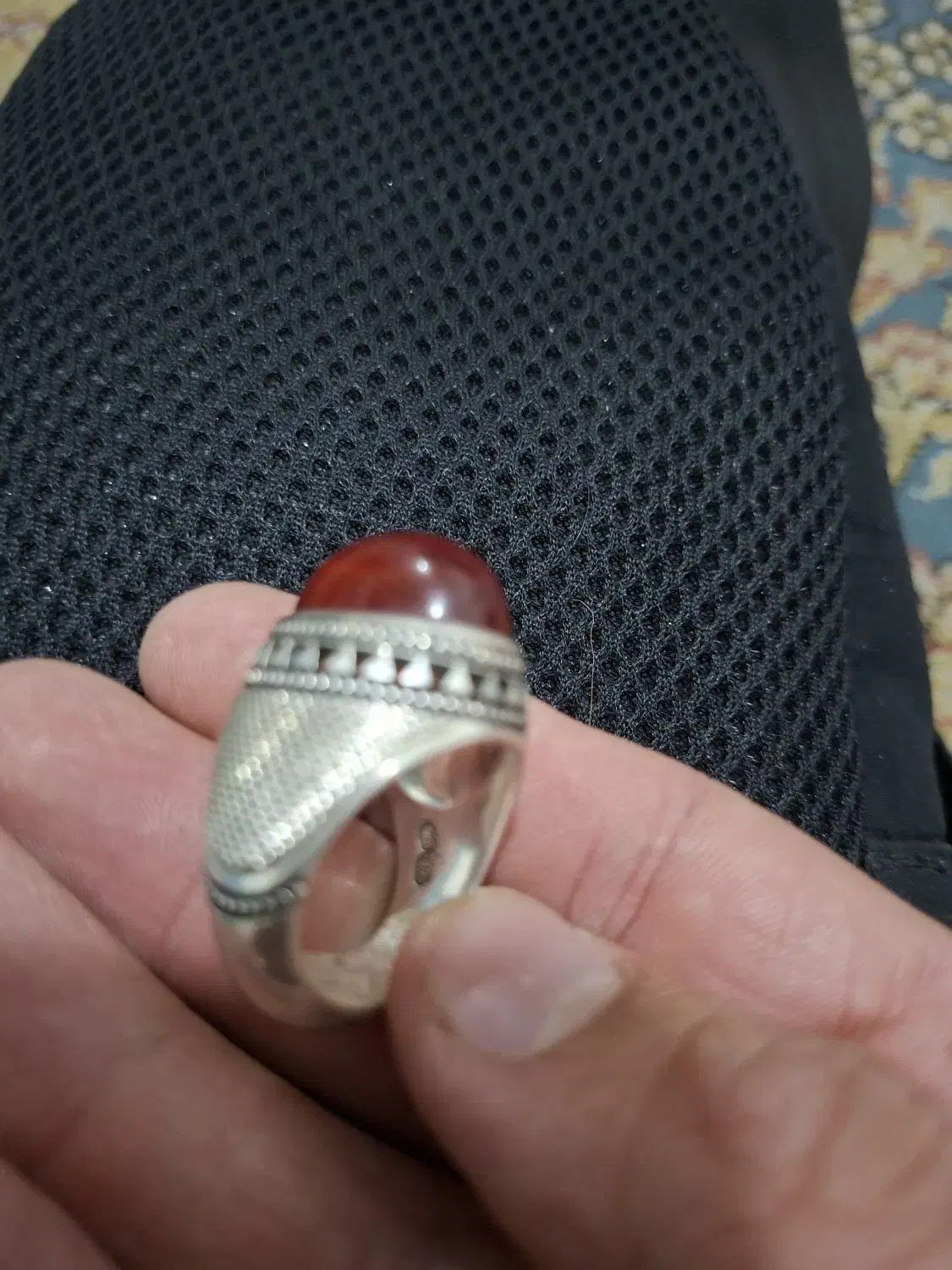 انگشتر نقره دستساز استاد رضایی کار خاص|جواهرات|تهران, شیوا|دیوار