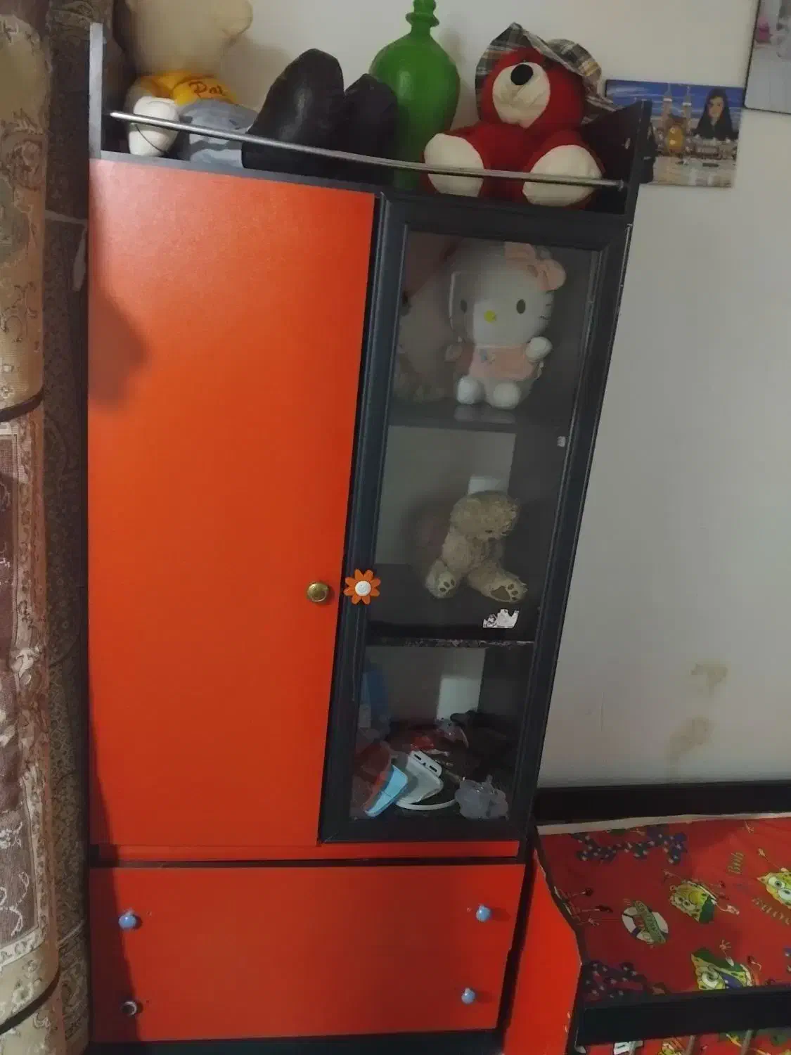 تخت کمد کودک|تخت و صندلی بچه|خوی, |دیوار