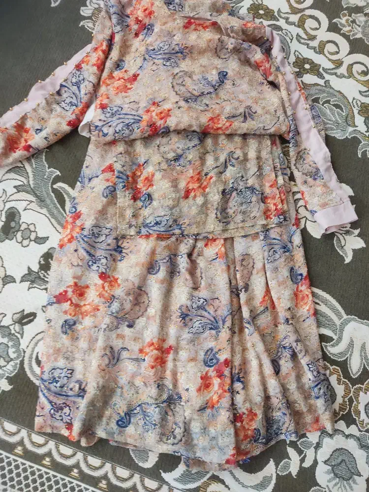 لباس محلی برادختر۱۳ساله.لباس براقد۱/۶۵و۱/۶۷|لباس|لردگان, |دیوار