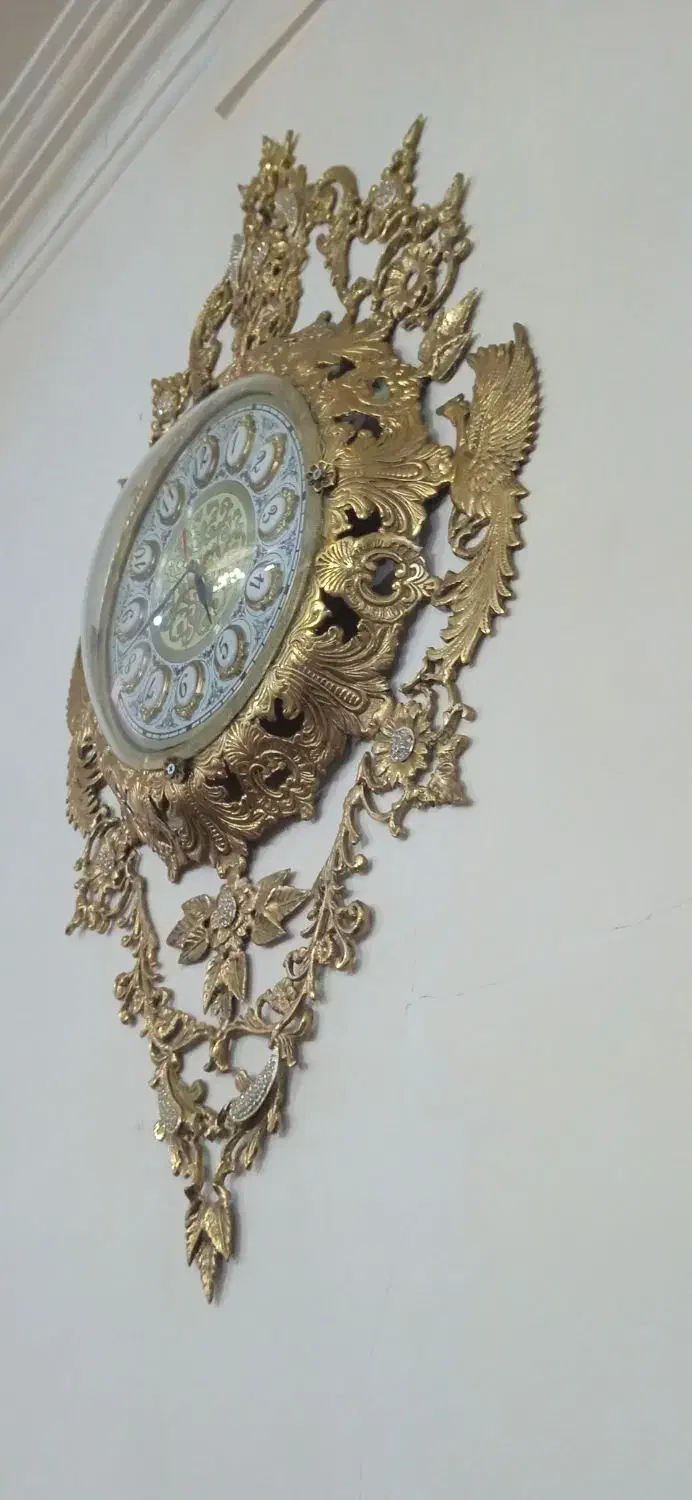 ساعت برنز سیمرغ|ساعت دیواری و تزئینی|زرین دشت (همدان), |دیوار