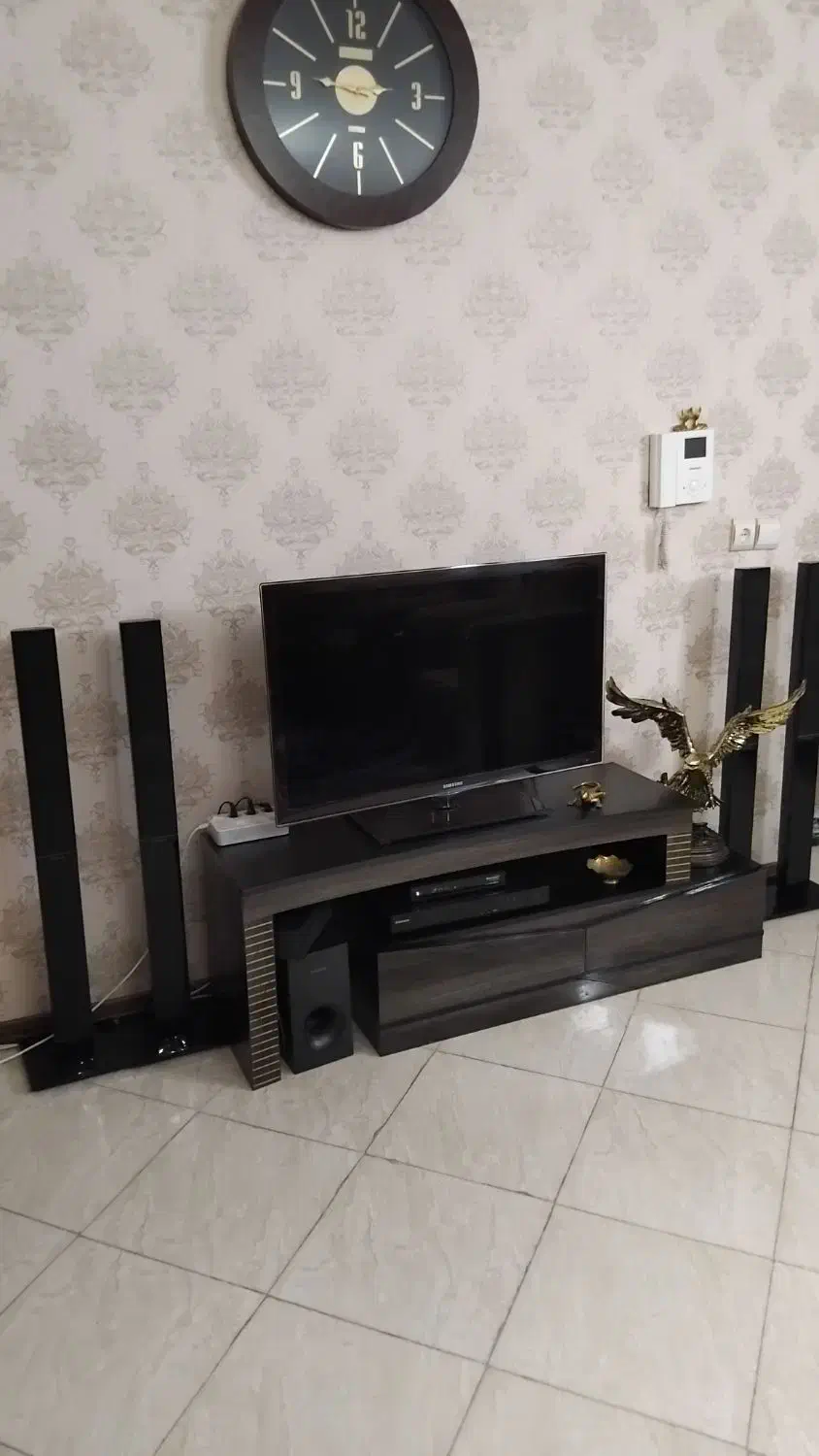 تلوزیون ال ای دی ۴۳ اینچ سامسونگ و استریو سامسونگ|تلویزیون و پروژکتور|شهریار, شهرک شاهد|دیوار