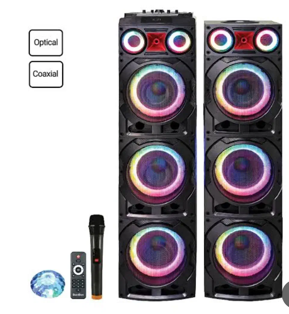 اسپیکر دوقلو beatbox شش ساب . اقساطی 24ماهه|سیستم صوتی خانگی|خرم‌آباد, |دیوار