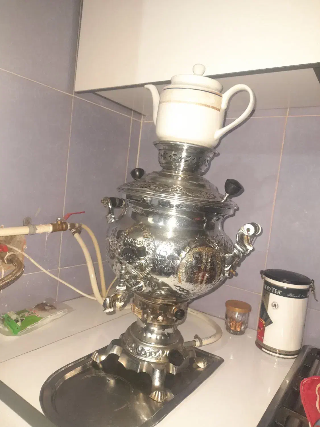 سماور تمیز و سالم|سماور، چای‌ساز، قهوه‌ساز|هشتگرد, فاز ۳ مهستان|دیوار