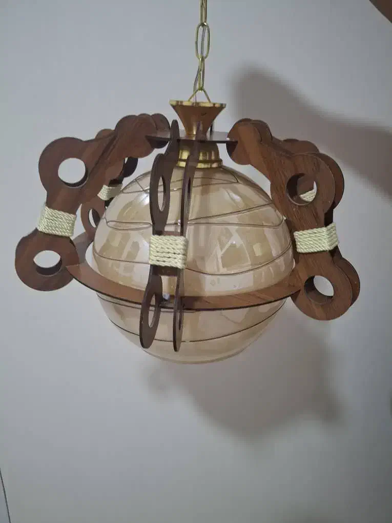 لوستر چوبی|لوستر و چراغ آویز|الوند, |دیوار