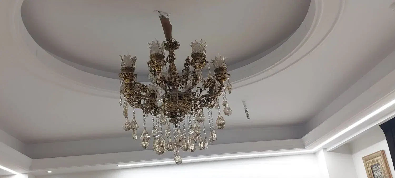 لوستر|لوستر و چراغ آویز|ری, فیروزآبادی|دیوار