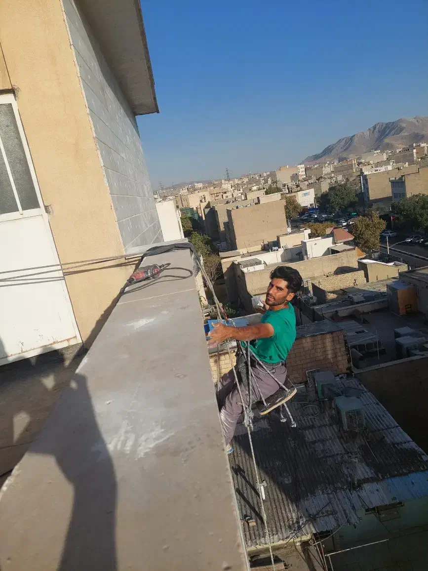 پیچ رولپلاک سنگ نما آب بندی نما باتناب|خدمات پیشه و مهارت|کوهدشت, |دیوار