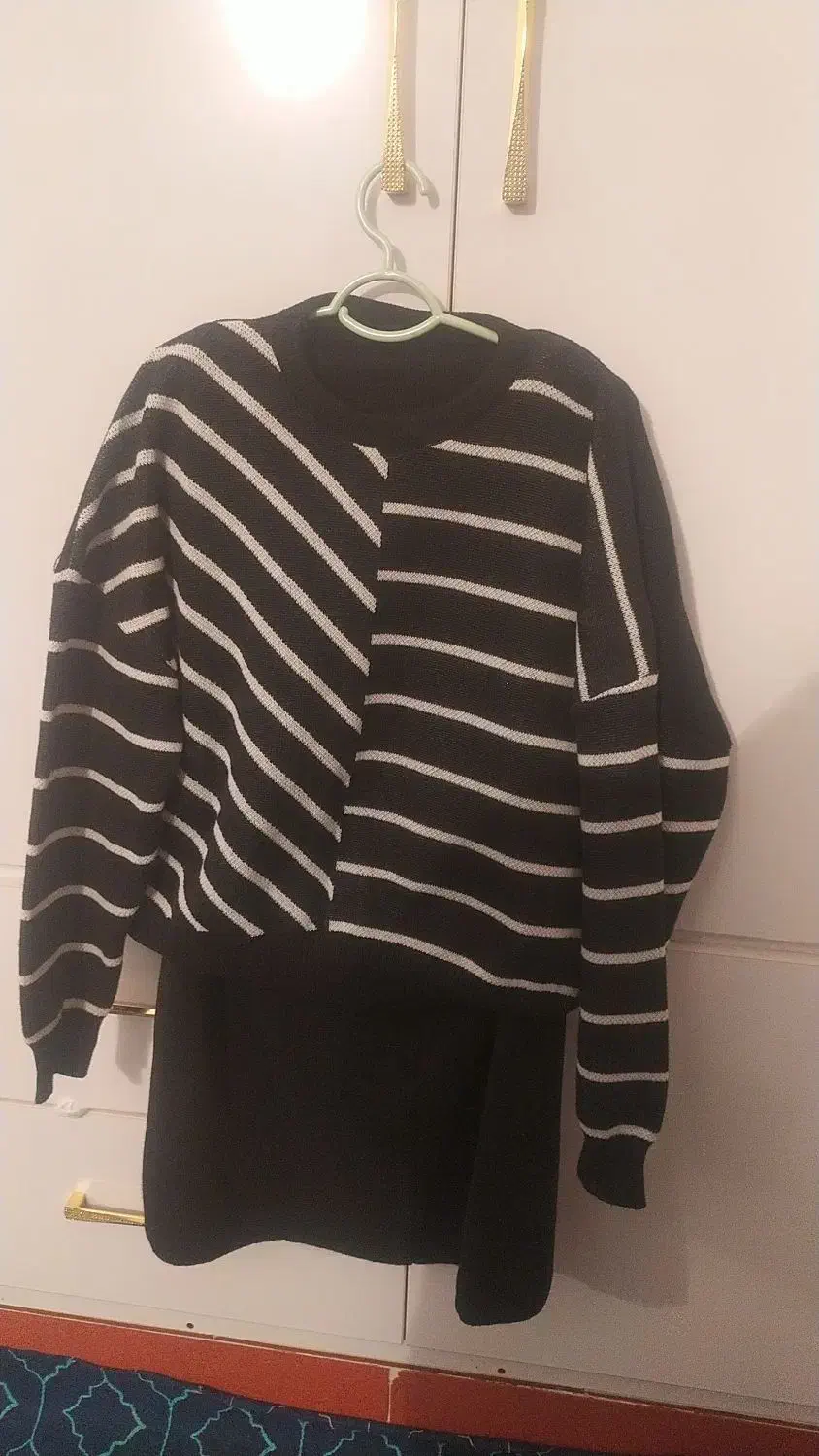 بلوز و دامن بافت و نیم بوت|لباس|دهدشت, |دیوار